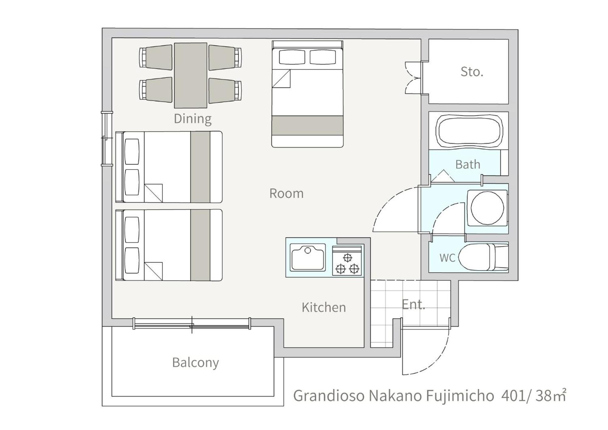 Green House Nakano Fujimicho - Vacation Stay 65992V Tóquio Exterior foto